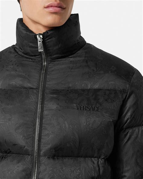 versace collection puffer jacket|versace bomber jacket women's.